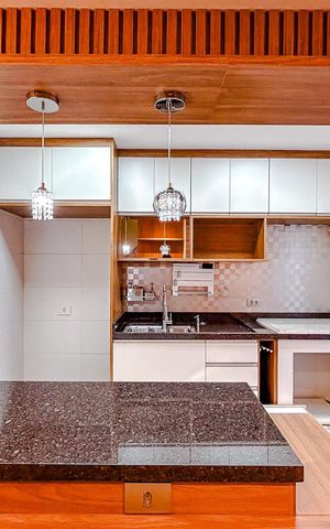 Casa de condomínio à venda com 83m², 2 quartos e 2 vagasCozinha