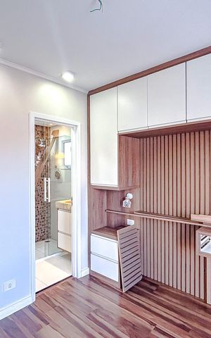 Casa de condomínio à venda com 83m², 2 quartos e 2 vagasQuarto 2 - Suíte