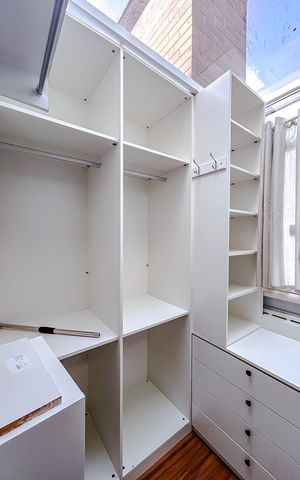 Casa de condomínio à venda com 83m², 2 quartos e 2 vagasCloset da suíte