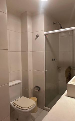 Apartamento para alugar com 203m², 2 quartos e 2 vagas Apartamento para alugar com 203m², 2 quartos e 2 vagasBanheiro quarto 2