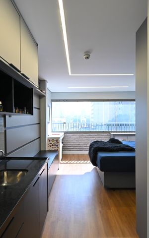 Studio à venda com 26m², 1 quarto e sem vagaCozinha