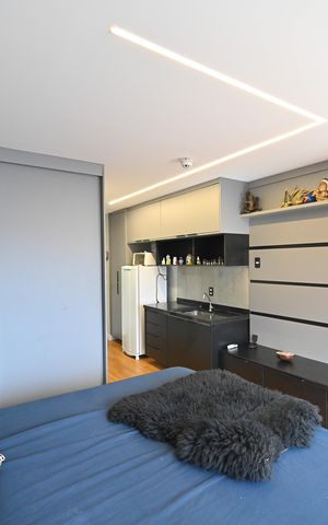 Studio à venda com 26m², 1 quarto e sem vagaSala/Quarto