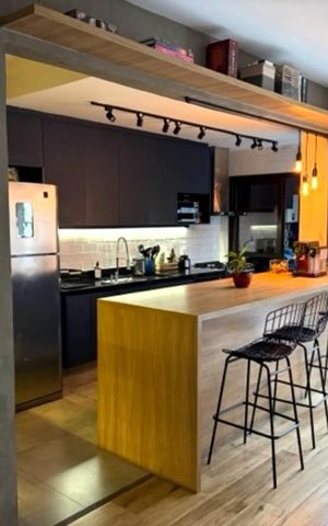 Casa à venda com 155m², 2 quartos e 2 vagas Casa à venda com 155m², 2 quartos e 2 vagasCozinha
