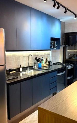Casa à venda com 155m², 2 quartos e 2 vagas Casa à venda com 155m², 2 quartos e 2 vagasCozinha