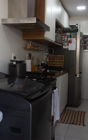 Apartamento à venda com 62m², 2 quartos e 1 vaga Apartamento à venda com 62m², 2 quartos e 1 vagaCozinha e Área de Serviço