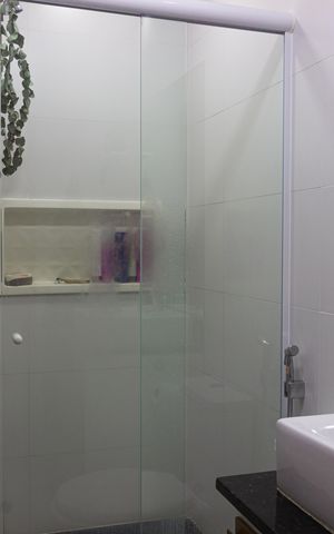 Apartamento à venda com 62m², 2 quartos e 1 vaga Apartamento à venda com 62m², 2 quartos e 1 vagaBanheiro da Suíte