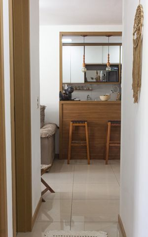 Apartamento à venda com 62m², 2 quartos e 1 vaga Apartamento à venda com 62m², 2 quartos e 1 vagaBanheiro Corredor