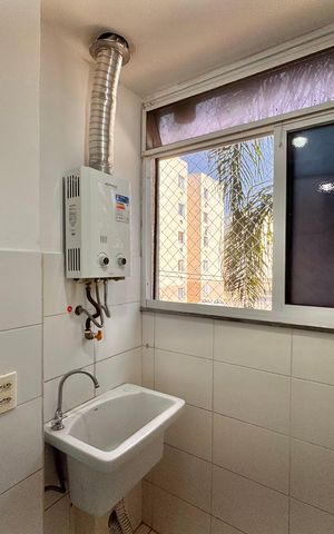 Apartamento para alugar com 55m², 2 quartos e 1 vaga Apartamento para alugar com 55m², 2 quartos e 1 vagaCozinha e Área de Serviço