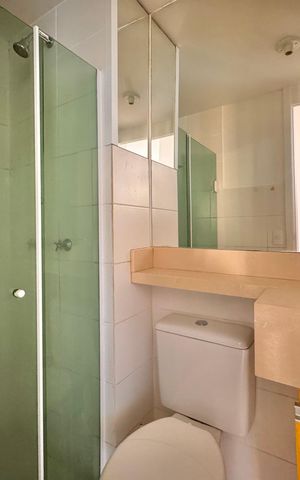 Apartamento para alugar com 55m², 2 quartos e 1 vaga Apartamento para alugar com 55m², 2 quartos e 1 vagaBanheiro Social