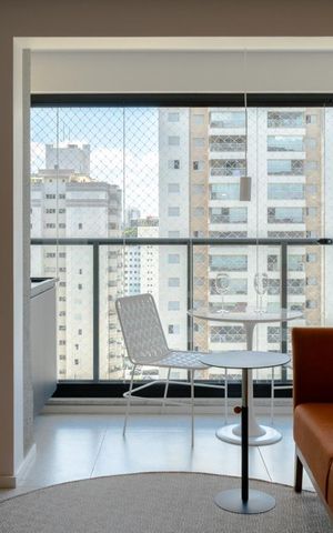 Studio para alugar com 33m², 1 quarto e 1 vaga Studio para alugar com 33m², 1 quarto e 1 vagaSala