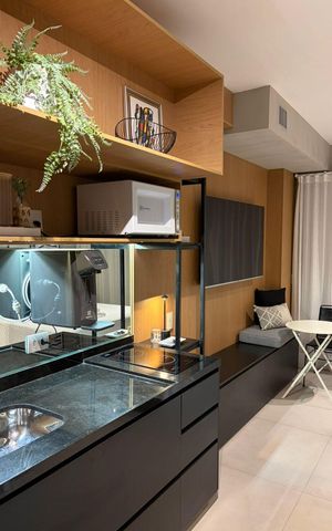 Studio à venda com 32m², 1 quarto e sem vaga Studio à venda com 32m², 1 quarto e sem vagaCozinha
