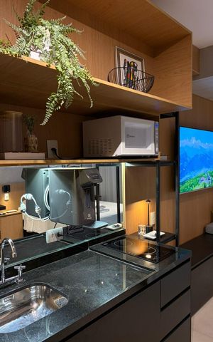 Studio à venda com 32m², 1 quarto e sem vaga Studio à venda com 32m², 1 quarto e sem vagaCozinha
