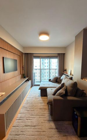 Apartamento à venda com 51m², 1 quarto e 1 vaga Apartamento à venda com 51m², 1 quarto e 1 vagaSala