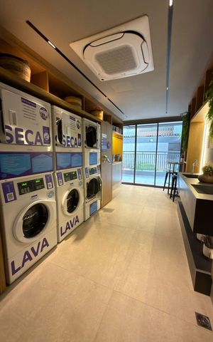 Apartamento à venda com 51m², 1 quarto e 1 vaga Apartamento à venda com 51m², 1 quarto e 1 vagalavanderia