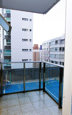 Apartamento à venda com 100m², 3 quartos e 2 vagasVaranda da suíte