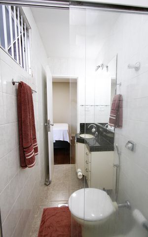 Apartamento à venda com 100m², 3 quartos e 2 vagasBanheiro da Suíte