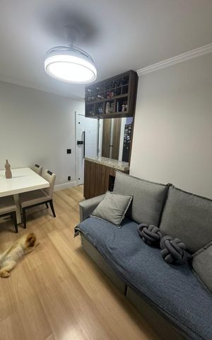 Apartamento à venda com 53m², 2 quartos e 1 vaga Apartamento à venda com 53m², 2 quartos e 1 vagaSala