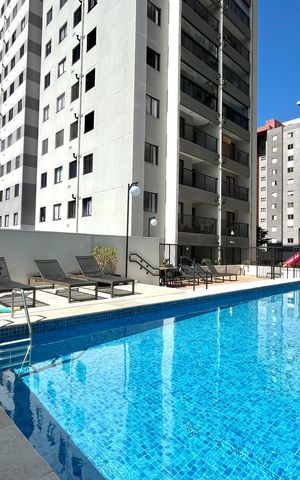 Apartamento à venda com 42m², 2 quartos e sem vaga Apartamento à venda com 42m², 2 quartos e sem vagaÁrea comum - Piscina