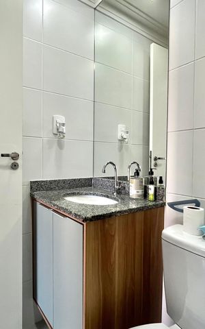 Apartamento à venda com 42m², 2 quartos e sem vaga Apartamento à venda com 42m², 2 quartos e sem vagaBanheiro