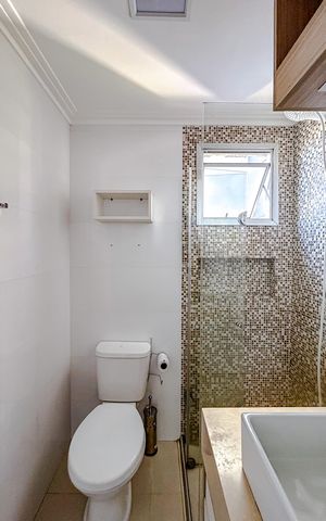 Apartamento à venda com 48m², 2 quartos e 1 vagaBanheiro
