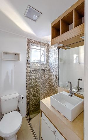 Apartamento à venda com 48m², 2 quartos e 1 vagaBanheiro