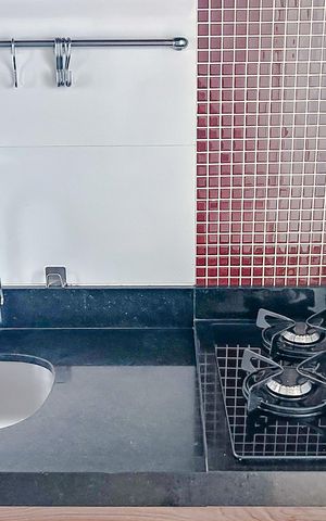 Apartamento à venda com 48m², 2 quartos e 1 vagaCozinha - Torneira