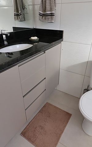 Apartamento para alugar com 46m², 1 quarto e sem vagaBanheiro da Suíte