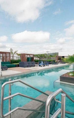 Studio para alugar com 29m², 1 quarto e sem vaga Studio para alugar com 29m², 1 quarto e sem vagaÁrea comum - Piscina