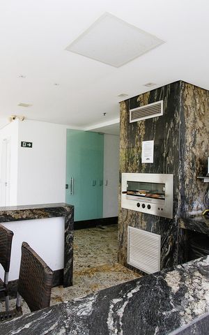 Studio à venda com 29m², 1 quarto e 1 vagaÁrea gourmet