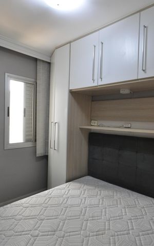 Apartamento para alugar com 56m², 2 quartos e 1 vagaQuarto 1