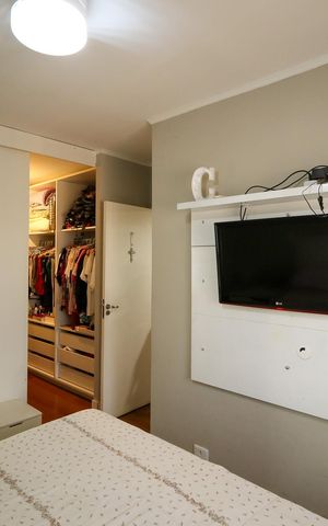 Apartamento à venda com 140m², 4 quartos e 3 vagasQuarto 1 - Suíte 1 