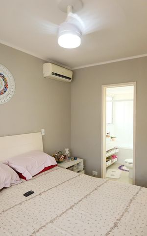 Apartamento à venda com 140m², 4 quartos e 3 vagasQuarto 1 - Suíte 1 