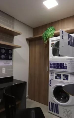 Apartamento para alugar com 36m², 2 quartos e sem vaga Apartamento para alugar com 36m², 2 quartos e sem vagaLavanderia