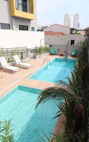 Apartamento para alugar com 36m², 2 quartos e sem vaga Apartamento para alugar com 36m², 2 quartos e sem vagaPiscina