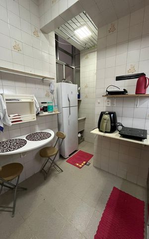Studio à venda com 42m², 1 quarto e sem vagaCozinha