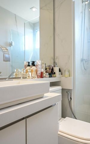 Apartamento à venda com 65m², 3 quartos e 2 vagasBanheiro Suíte 