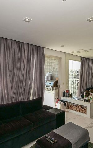 Apartamento à venda com 65m², 3 quartos e 2 vagasSala