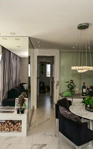 Apartamento à venda com 65m², 3 quartos e 2 vagasSala