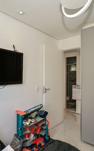 Apartamento à venda com 65m², 3 quartos e 2 vagasQuarto 2