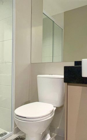 Studio à venda com 25m², 1 quarto e sem vaga Studio à venda com 25m², 1 quarto e sem vagaBanheiro