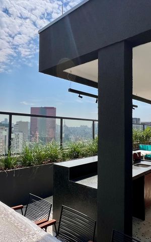 Studio à venda com 25m², 1 quarto e sem vaga Studio à venda com 25m², 1 quarto e sem vagaChurrasqueira