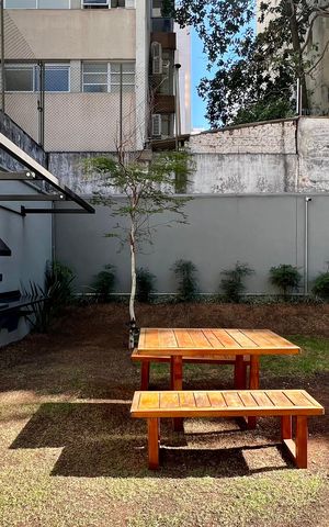 Studio para alugar com 28m², 1 quarto e sem vaga Studio para alugar com 28m², 1 quarto e sem vagaChurrasqueira