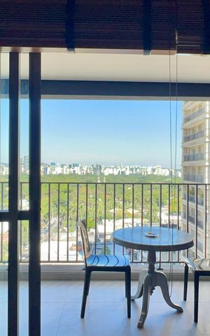 Studio para alugar com 28m², 1 quarto e sem vaga Studio para alugar com 28m², 1 quarto e sem vagaVaranda