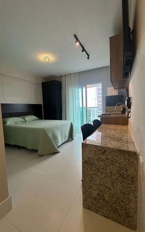 Apartamento para alugar com 32m², 1 quarto e 1 vagaQuarto