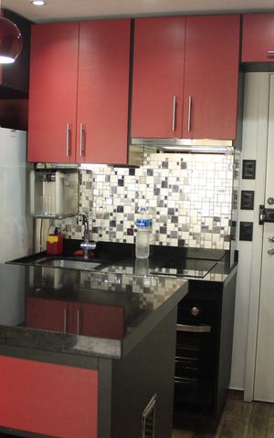 Studio à venda com 38m², 1 quarto e 1 vagaCozinha