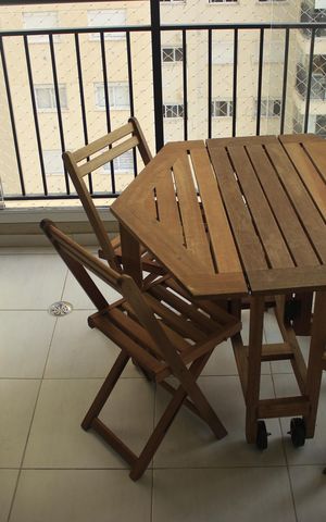 Studio à venda com 38m², 1 quarto e 1 vagaVaranda gourmet