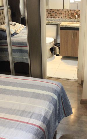 Studio à venda com 38m², 1 quarto e 1 vagaQuarto/Suíte