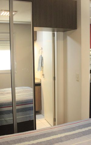 Studio à venda com 38m², 1 quarto e 1 vagaQuarto/Suíte