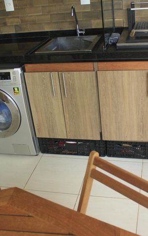 Studio à venda com 38m², 1 quarto e 1 vagaVaranda gourmet