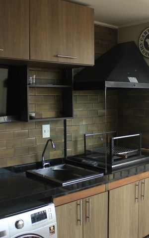 Studio à venda com 38m², 1 quarto e 1 vagaVaranda gourmet